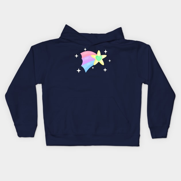 Shooting Star Kids Hoodie by ShinyBat